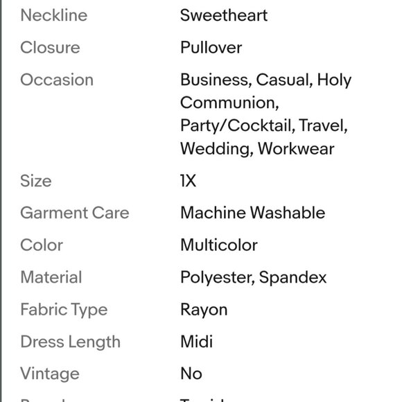 Torrid Jacquard Polka Dot fit and flare midi dress - Picture 2 of 2